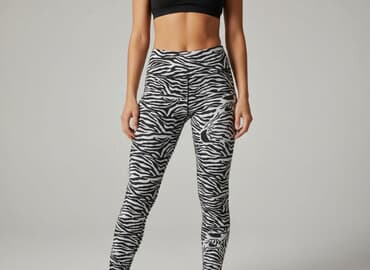 legginsy zebra: Legginsy Sportowe damskie, rozmiar M — 8