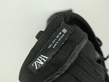 Ubrania damskie: Zara, Spodnie materiałowe damskie, rozmiar L — 4