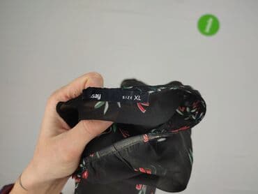 czarna sukienka z długim rękawem sinsay: Sinsay, Sukienka damska, rozmiar XL — 4