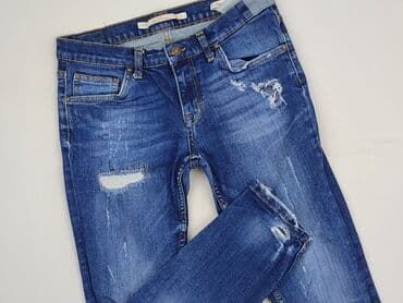 jeansy damskie granatowe: DENIM JEANS, Jeansy damskie, rozmiar S — 1