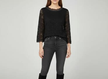 kozaki na koturnie ccc czarne: Promod, Bluzka damska, S — 6