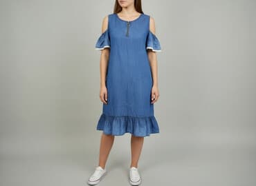 sukienka z kowbojkami: Sukienka damska, rozmiar M — 6