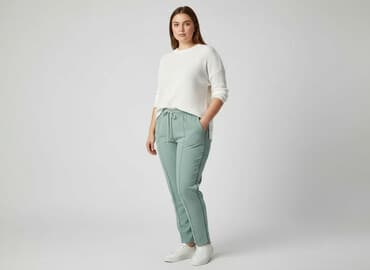 Boohoo, Material trousers for women, size XL