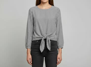 granatowa bluza: Bluzka damska, rozmiar L — 7