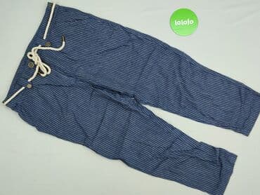 Women: Material trousers for women, size XL (EU 42) — 2