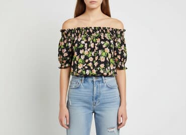 bluzki z printem: Topshop, Bluzka damska, rozmiar S — 7