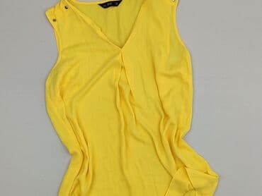 żółte bluzki z krótkim rękawem: F&F, Bluzka damska, rozmiar M — 1