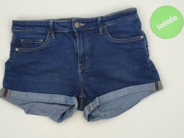 hm krótkie spodenki dzins low waist: H&M, Szorty damskie, rozmiar M — 2