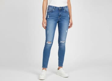 sinsay spodenki damskie jeans: Sinsay, Jeansy damskie, rozmiar S — 9