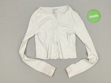 sweter z krótkim rękawem h m: H&M Divided, Kardigan damski, rozmiar XS — 3