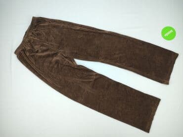 Material trousers for women, size S (EU 36) — 2