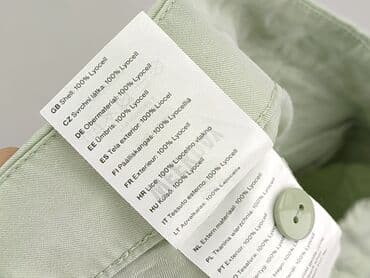 szare szerokie jeansy: Spodnie materiałowe damskie, rozmiar XS — 5