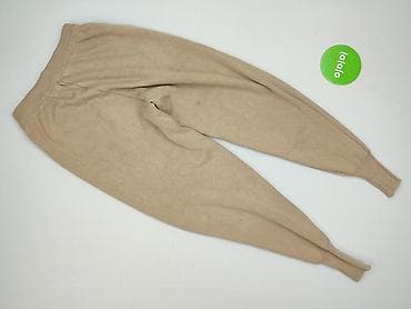 extory spodnie: Damskie dzianinowe joggery w kolorze beżowym. - Fason: zwężane — 3