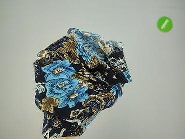 klapki yeeze: Damskie spodnie z kwiatowym wzorem - Fason: luźne, zwężane ku dołowi; — 5