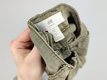 cargo: H&M L.O.G.G., Spodnie cargo damskie, rozmiar XS — 4