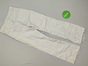 biale szerokie jeansy: Bik Bok, Jeansy damskie, rozmiar 2XS — 3