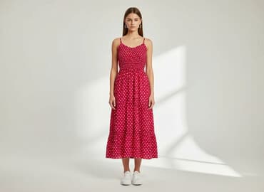 zwiewna sukienki na wesele maxi: Sukienka damska, rozmiar M — 7