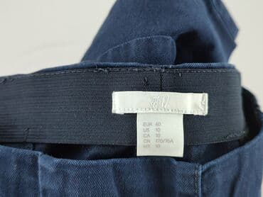 joggery bawełniane damskie: H&M, Spodnie materiałowe damskie, rozmiar L — 4