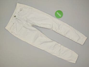 jeansy ecru: Hallhuber, Jeansy damskie, rozmiar M — 2