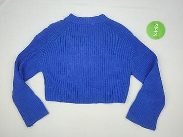 niebieski sweter hm: H&M, Sweter damski, rozmiar S — 4
