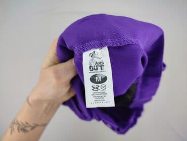 spodnie z żorżety: Spodnie materiałowe damskie, M — 4