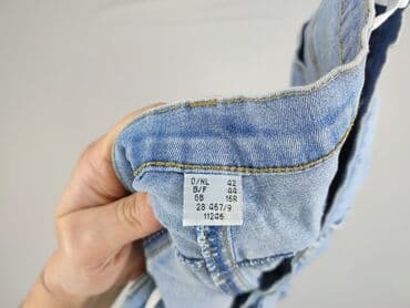 dżinsy z perełkami: Spodnie 3/4 damskie, rozmiar XL — 4