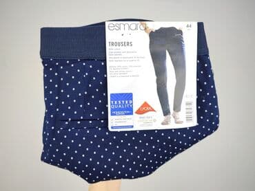 spodnie plus size: Esmara, Spodnie materiałowe damskie, 2XL — 7