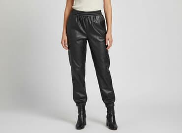 monnari czarne spodnie: Rebellious, Spodnie materiałowe damskie, rozmiar S — 6