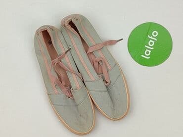 czarna sukienka i białe trampki: Trampki damskie, rozmiar 39 — 2