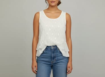 koronkowy top pod marynarkę: Top damski, rozmiar XL — 7