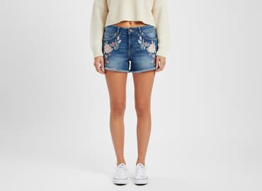 house spodenki damskie wyprzedaż: Denim, Szorty damskie, rozmiar S — 7