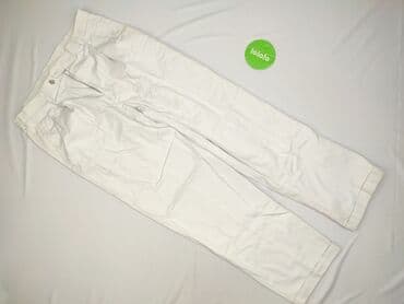 biale szerokie jeansy: Chinosy dla mężczyzn, rozmiar L — 2