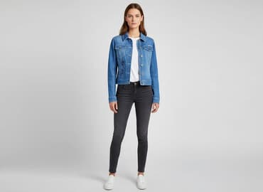 lidl kurtka jeansowa damska: BONDELID, Kurtka jeansowa damska, rozmiar XS — 1