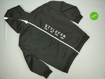 Велоаксесуари: Czarny dres męski SHEIN – bluza z kapturem + spodnie - Rozmiar z — 5