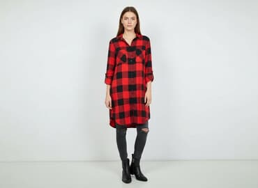 sukienka damska w kratę: Sukienka damska, rozmiar S — 6