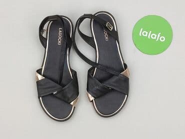 sandaly lasocki zlote: Sandały damskie, rozmiar 38 — 2