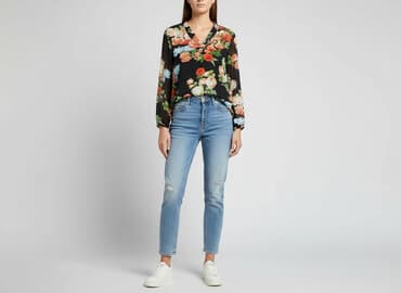 amisu top new yorker: Amisu, Women's blouse, XS — 7