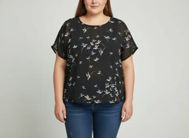 bluza z napisem zołza: Bluzka damska, rozmiar 4XL — 6
