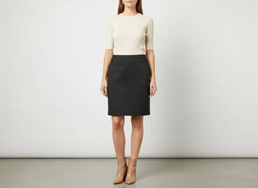 spódnica trapezowa reserved: Reserved, Spódnica damska, rozmiar M — 6