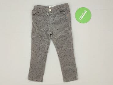 czarne wzorzyste rajstopy: Material trousers, Zara, 2-3 years, 98, condition - Perfect — 2