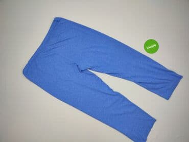 srebrne legginsy: H&M, Material trousers for women, size M (EU 38) — 3