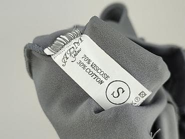 pull and bear spodnie lniane: Yellow, Spodnie materiałowe damskie, rozmiar S — 5