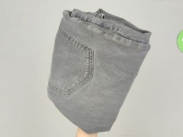 czarne cargo pull and bear: Jeansy dla mężczyzn, L — 6