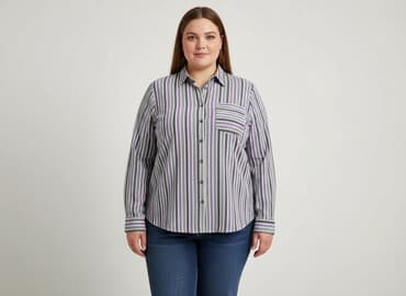 koszula hawajska c a: Koszula damska, rozmiar 6XL — 6