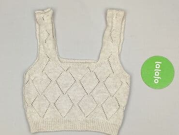 bluzka na drutach na lato: Top damski, rozmiar S — 4