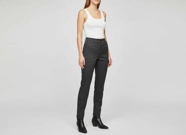 stradivarius spodnie cargo czarne: Stradivarius, Spodnie damskie, rozmiar S — 1