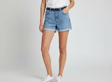 szorty damskie bershka: Bershka, Szorty damskie, rozmiar S — 6