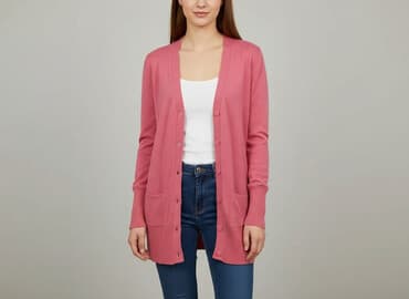 sukienki z kaszmiru: Kardigan damski, rozmiar S — 5