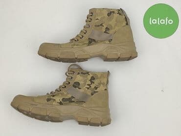 kozaki zimowe w ccc: Męskie buty taktyczne/trekkingowe w kolorze piaskowym z kamuflażem. - — 3