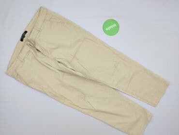 granatowe chinosy damskie: Top Secret, Spodnie materiałowe damskie, rozmiar XL — 2